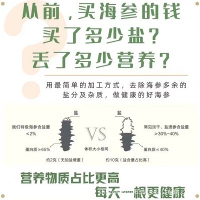 【20倍泡发】天海禄国际特级冷水速发海参淡干辽刺参孕妇图5