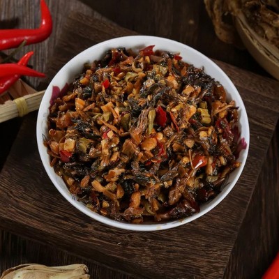 外婆菜整箱家用商用下饭菜外婆菜湘西梅干菜爽口即食箱装工厂批发图2