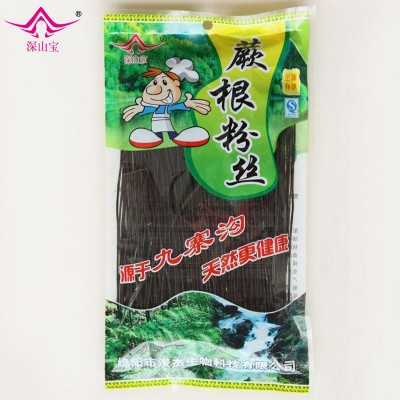 四川厂家批发深山宝蕨根粉丝凉拌食品蕨根方便酸辣粉180g*30袋