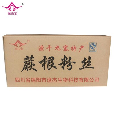 四川厂家批发深山宝蕨根粉丝凉拌食品蕨根方便酸辣粉180g*30袋图2