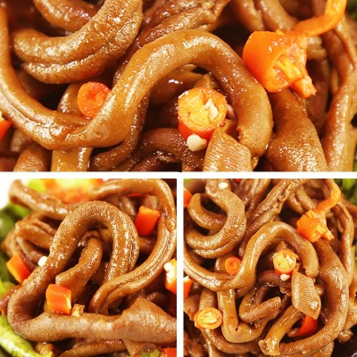 餐饮专用 厂家批发 散装熟食批发 酱辣鸭肠 袋装2斤/包图4