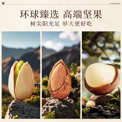 臻味环球美味1665g罐装坚果大礼包高档礼品端午企业福利送礼长辈图3