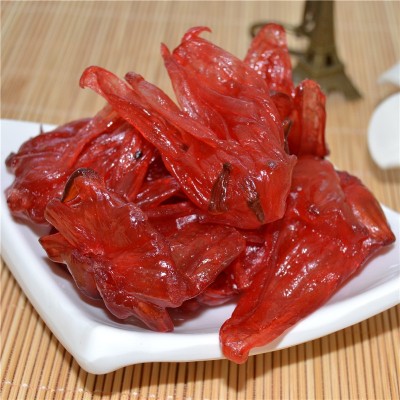 洛神花脯散装批发50斤玫瑰花脯蜜饯玫瑰茄干凉果果脯休闲酸甜零食