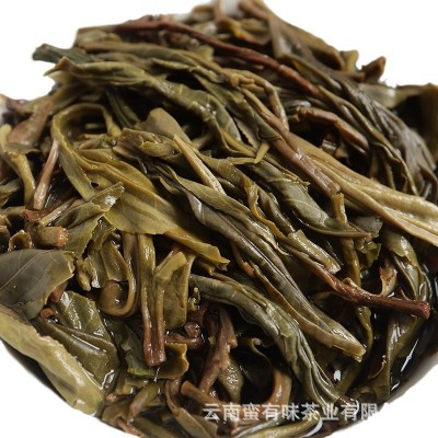批发 云南普洱茶 曼松龙珠大树老树茶 普洱生茶 小沱茶500g 散茶图4