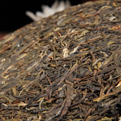 特级普洱茶云南普洱茶饼批发2016年老班章普洱生茶生普357g每饼图2
