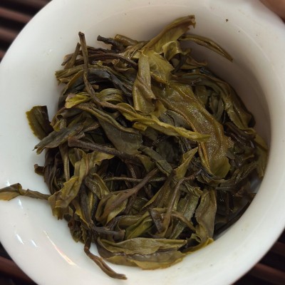 批发 云南普洱茶叶 2019年景迈山古树普洱生茶散茶500g 晒青毛茶图3