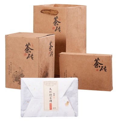 武夷山大红袍浓香型茶砖盒装 乌龙茶武夷岩茶春茶茶叶节日送礼图5