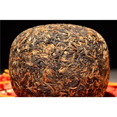 普洱茶 2016年春茶 南糯正山发酵滇红茶 古树红茶 美人狮子头图4