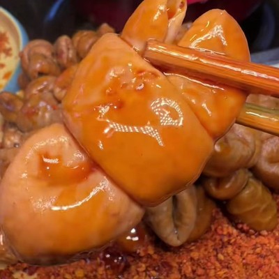 新鲜冒节子猪小肠结肥肠结子火锅烧烤食材图4