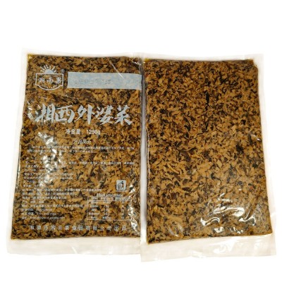 农家特产湘西外婆菜1250g 蔬菜咸菜干下饭开胃小菜梅干菜批发图4