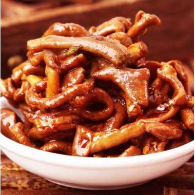 湖南风味藤椒香辣卤鸭肠6包追剧小零食开袋即食新鲜卤味解馋小吃图2