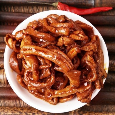 湖南风味藤椒香辣卤鸭肠6包追剧小零食开袋即食新鲜卤味解馋小吃图4