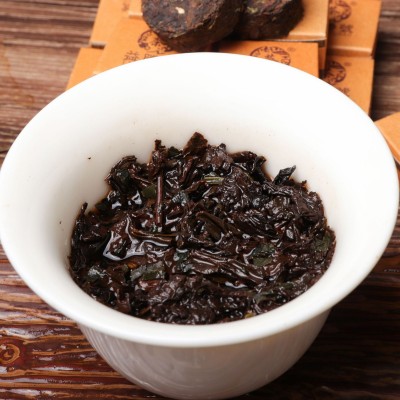 云南普洱茶熟茶批发迷你小沱茶陈年宫廷古树纯料糯米浓香厂家直销图4