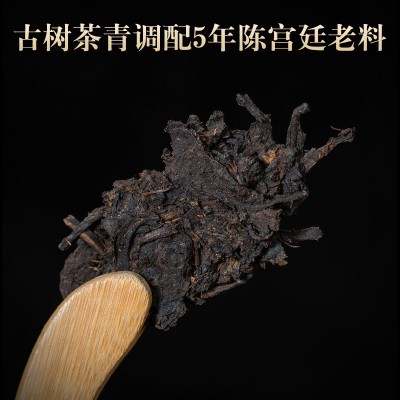 茶叶礼品茶云南茶叶普洱茶熟茶老班章茶饼高档皮质礼盒装送人佳品图4