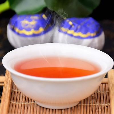 新会5+10小青柑宫廷普洱茶半生晒桔子茶柑普茶熟茶叶散装一斤批发图3