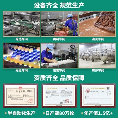 北海海鸭咸蛋20枚礼盒北部湾红树林海鸭蛋咸香流油咸鸭蛋 现货代发图3