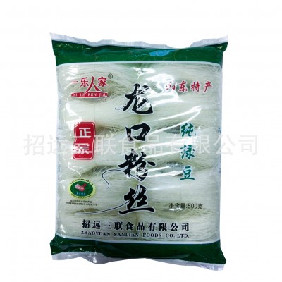三联龙口粉丝180g分扎 一乐人家绿豆粉丝花甲凉拌粉条图3