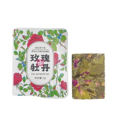2021年玫瑰白茶白牡丹500g小方片调味茶随行装独立泡袋高山茶叶图4