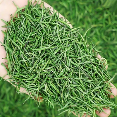 1斤雀舌茶叶自己喝2025年绿茶雀舌新茶青针竹青明前茶叶茶 片散装图2