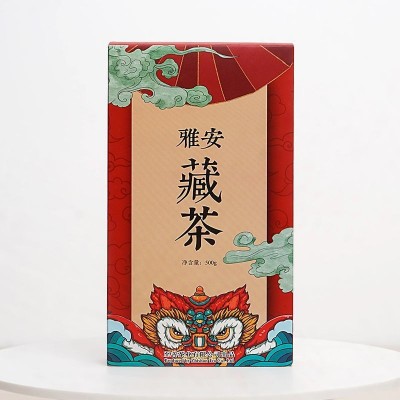 四川藏茶 黑茶砖茶陈年藏茶 雅安藏茶500g一斤装蒸压茶批发代发图5