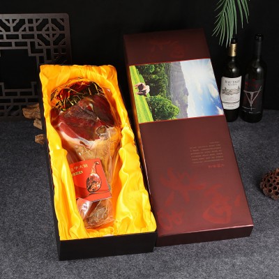 年货金华两头乌火腿整腿礼盒装5-8斤农家腌制土特产春节送礼佳品图2