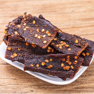 批发鸭肉干五香麻辣散装长条鸭肉条手撕肉零食特产鸭肉干巴条图3
