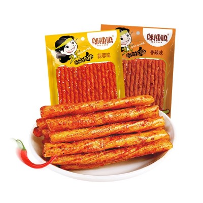 邬辣妈麻辣豆卷70g10包辣条豆干香辣麻辣味零食湖南特产零食图5