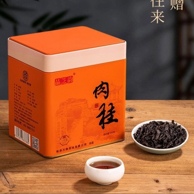 北宛贡茶 福建武夷岩茶大红袍 肉桂一斤一罐装 过节送礼礼罐装图2