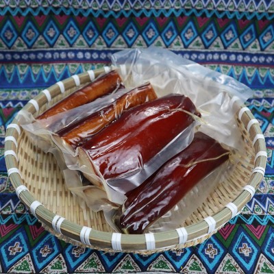 湖南特产传统柴火烟熏偏肥腊肉一斤装湘味咸肉整箱批发图4