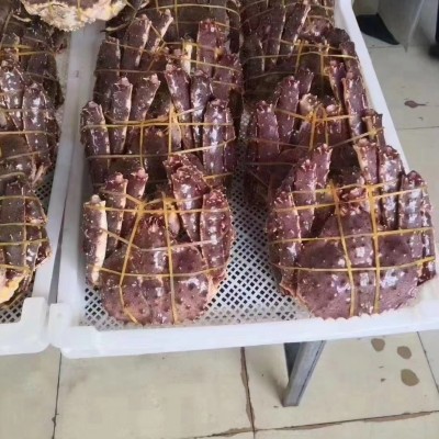俄罗斯生冻帝王蟹.产自俄罗斯深海海域.肉质饱满.整车进口一手货图2