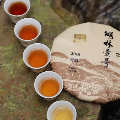 广福心道白茶湖林壹号2016年寿眉茶饼非遗传承人拼配茶 351g图3