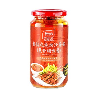 yeo's杨协成沙爹酱430克马来西亚进口南洋风味烧烤酱家商用调料品