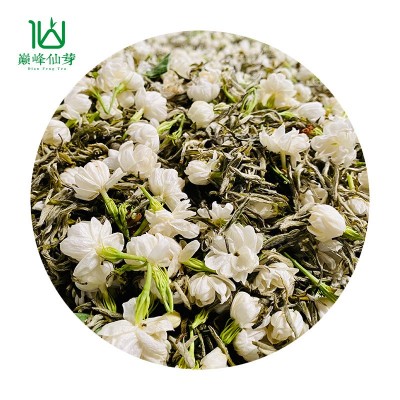 四川茉莉花茶飘雪花毛峰散装批发供应链大宗贸易中国花茶之乡自饮图2