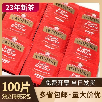 英国川宁进口茶包英式早餐红茶100茶包酒店客房咖啡奶茶店配料200图4