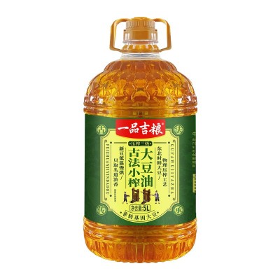 一品吉粮古法小榨三级大豆油 5L*1桶图5