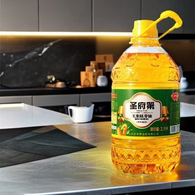 圣府第2.5升一级玉米油商用家用非转基因油整箱桶装食用油批发图2