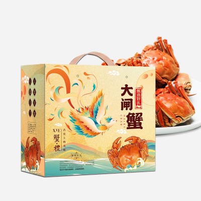 阳澄锦绍大闸蟹苏州知名品牌苏州金标蟹活蟹团购批发螃蟹大闸蟹