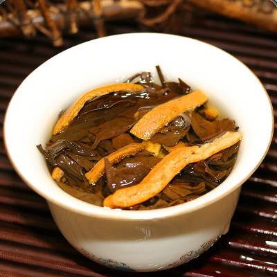 陈年陈皮白茶龙珠2015年福鼎高山白茶球形寿眉龙珠福建太姥山脉图2